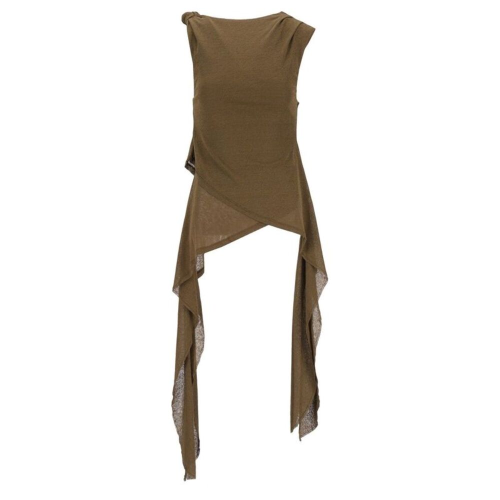 Ganni Women Mesh Top